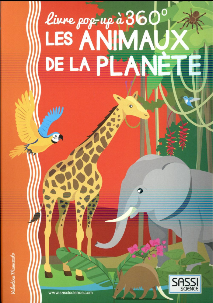 Livre pop-up à 360°. Les aninaux de la planète