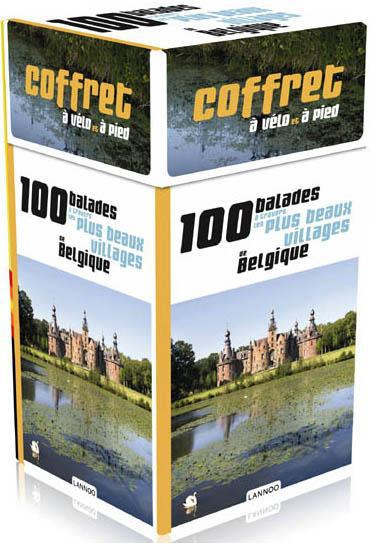 Coffret a velo et a pied : 100 balades a travers les plus beaux villages de belgique