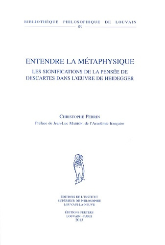 Entendre la métaphysique les significations de la pensée de Descartes