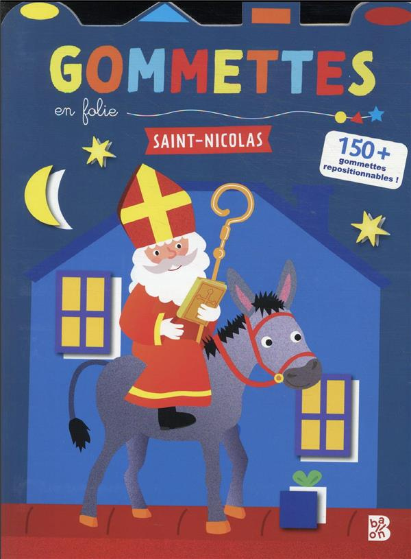 Gommettes en folie Saint-Nicolas. Avec plus de 150 gommettes repositionnables !