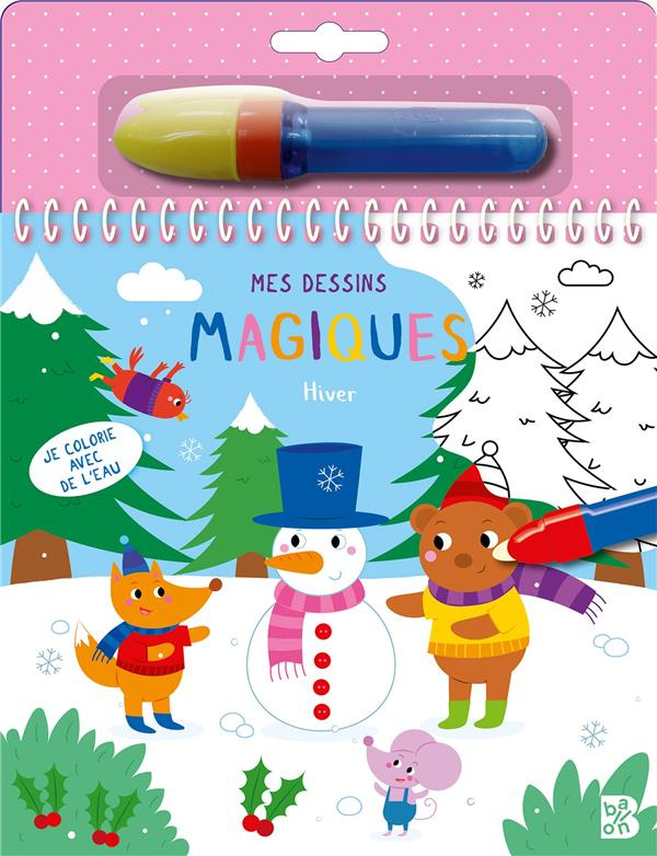 Hiver. Avec un feutre d'eau