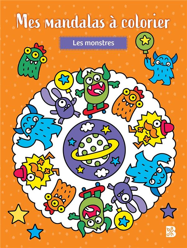 Mes mandalas à colorier Les monstres