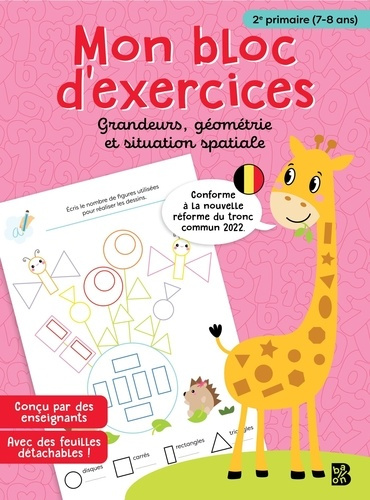 2ème primaire maths : grandeur, géométrie et situation spatiale