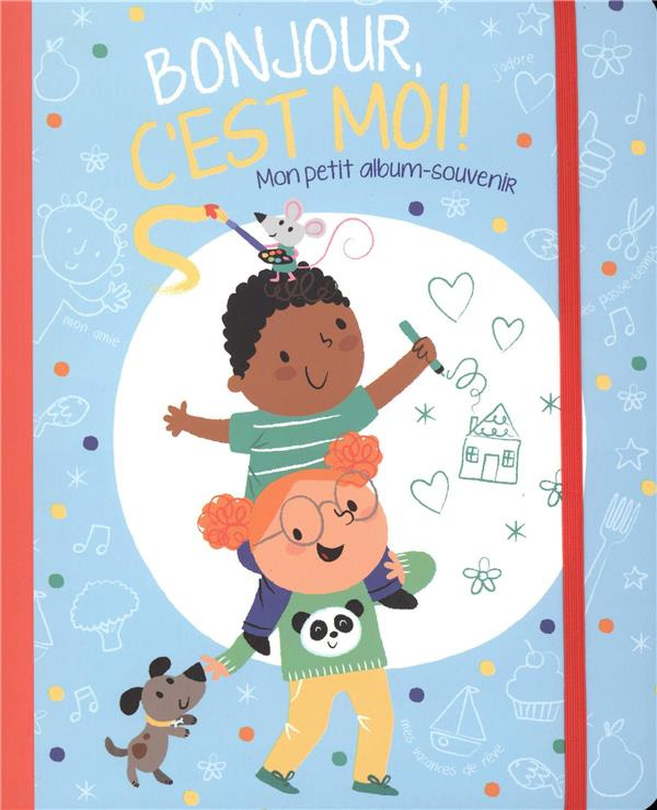 Bonjour c'est moi ! . Mon petit album souvenir bleu