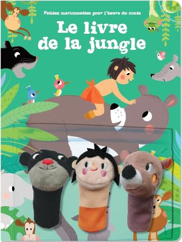 Le livre de la jungle. Avec 3 marionnettes