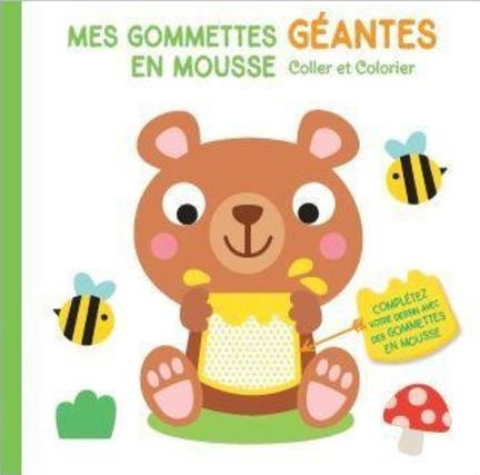 Mes gommettes géantes en mousse Ours