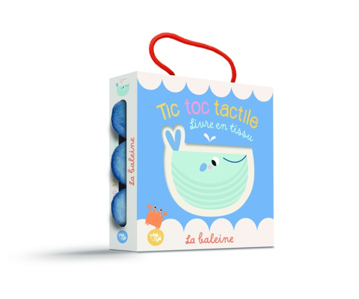 La Baleine. Livre en tissu