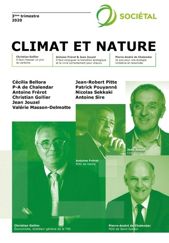 Revue Sociétal N° 3e trimestre 2020 : Climat et nature
