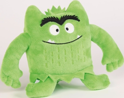 LE MONSTRE DES COULEURS - MINI PELUCHE MONSTRE VERTE