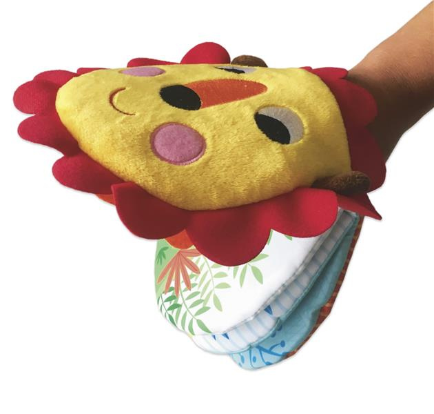 Mon lion marionnette ! Un livre-marionnette avec des flaps !