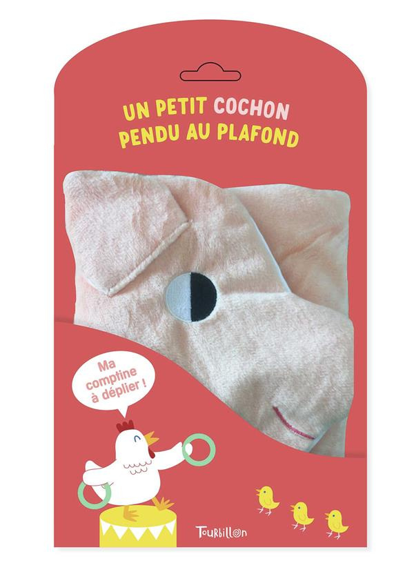 Un petit cochon pendu au plafond. Ma comptine à déplier !