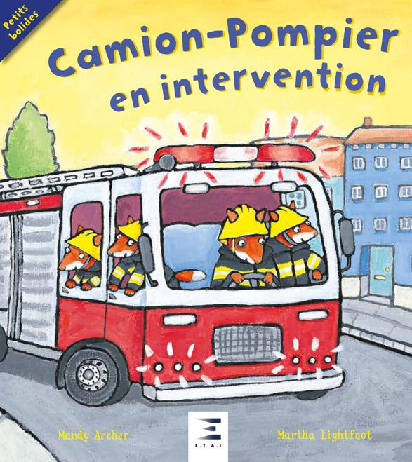 Camion-pompiers en intervention
