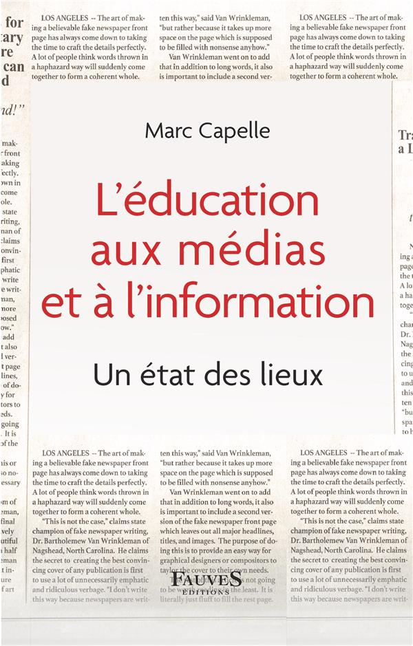 L'éducation aux médias et à l'information. Un état des lieux