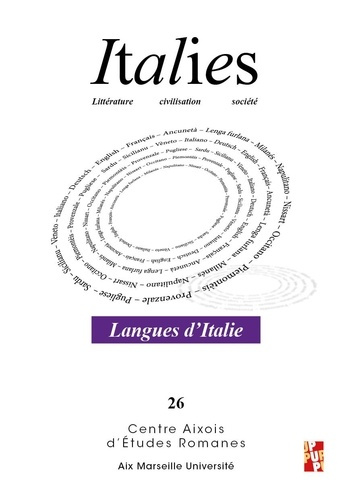 Italies N° 26/2022 : Langues d'italie. Dialectes, plurilinguisme et création