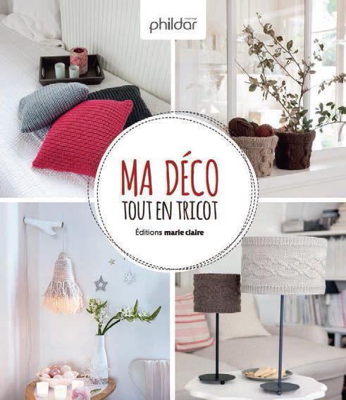 Ma déco en tricot. 32 mobiles de coussins, plaids, tapis, poufs...