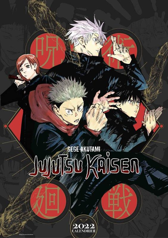 Calendrier Jujutsu Kaisen. Edition 2022