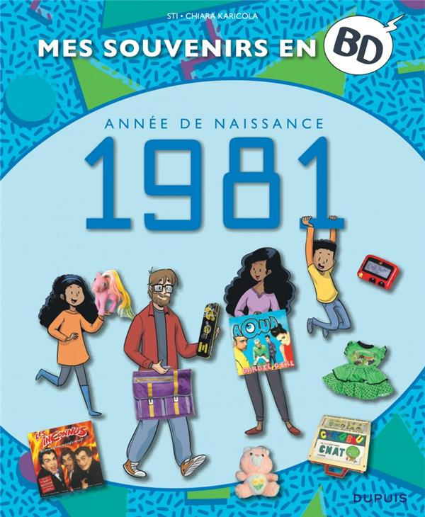 Mes souvenirs en BD : Année de naissance 1981