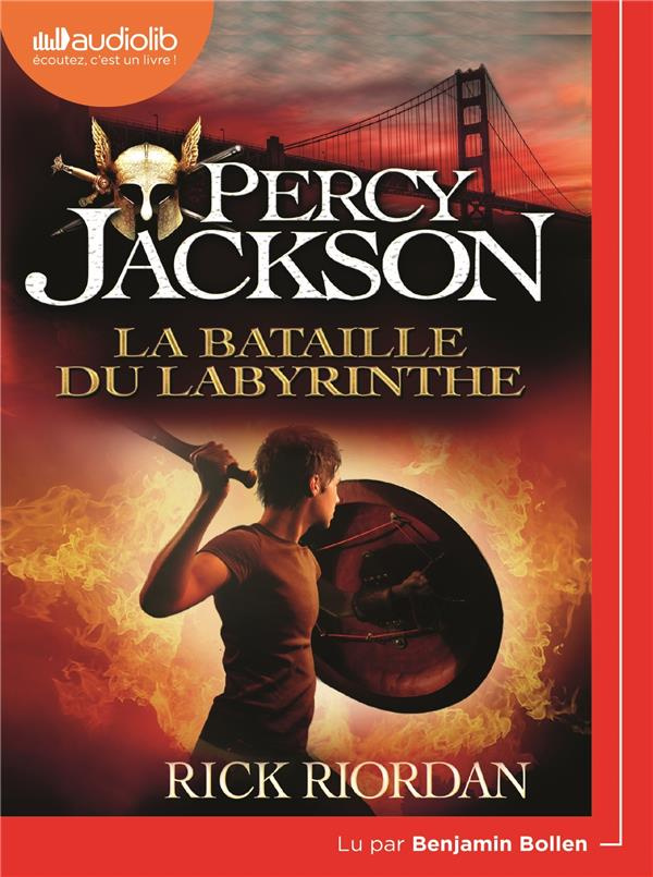 Percy Jackson et les Olympiens Tome 4 : La bataille du labyrinthe. Avec 1 CD audio MP3
