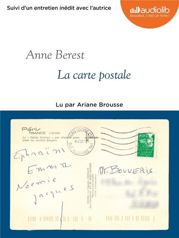 La carte postale. 2 CD audio MP3