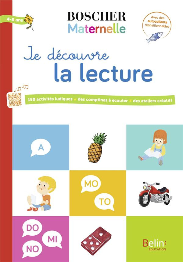 Je découvre la lecture. Avec des autocollants repositionnables