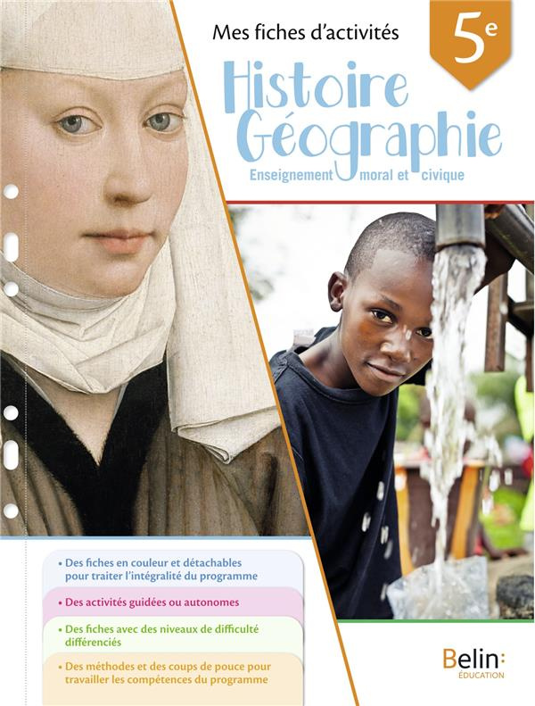 Histoire Géographie EMC 5e. Mes fiches d'activités, Edition 2022