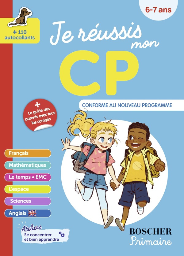 Je réussis mon CP.   110 autocollants, Edition 2024