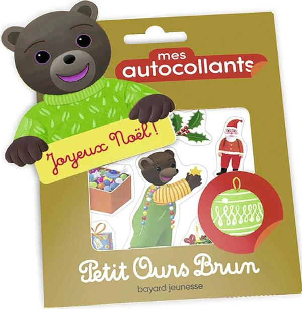 Mes autocollants Petit Ours Brun. Joyeux Noël !
