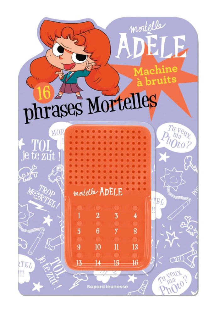 MACHINE A BRUITS MORTELLE ADELE Machine à bruits Mortelle Adèle