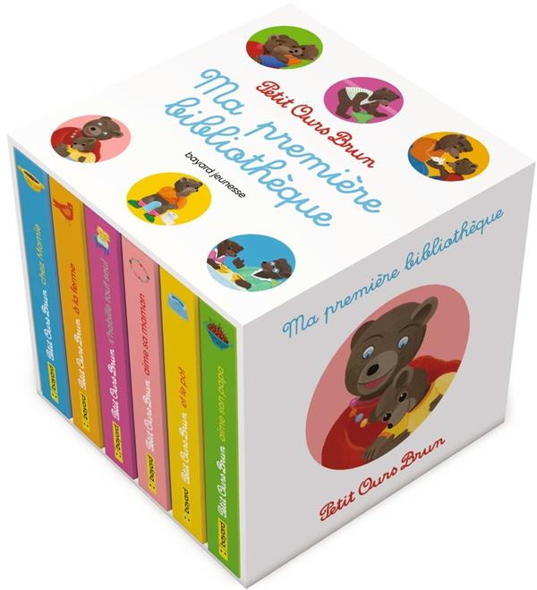 Ma première bibliothèque Petit Ours Brun. Coffret en 6 volumes : Petit Ours Brun chez Mamie ; Petit