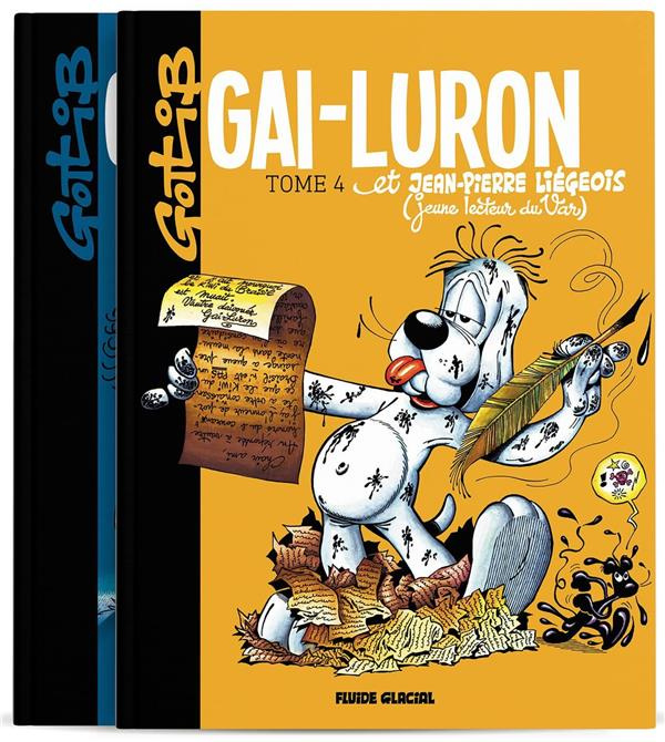 Gai-Luron : Pack en 2 volumes : Tome 4, Gai-Luron et Jean-Pierre Liégeois (jeune lecteur du Bar) ; T