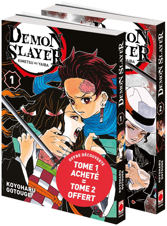 Demon Slayer - Pack 2 tomes pour le prix de 1 : Tomes 1 et 2