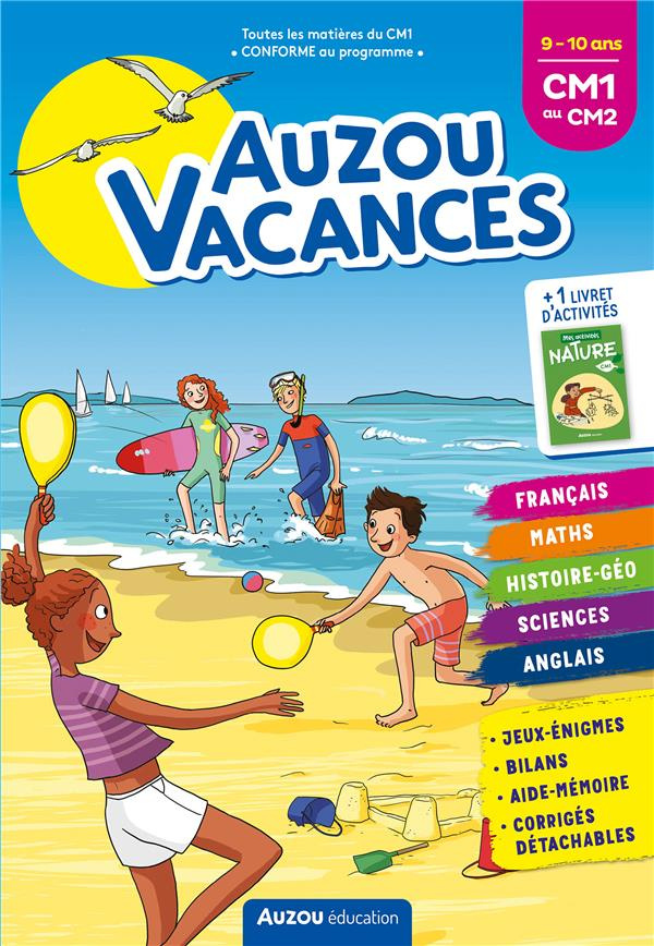 Auzou vacances du CM1 au CM2. Edition 2022