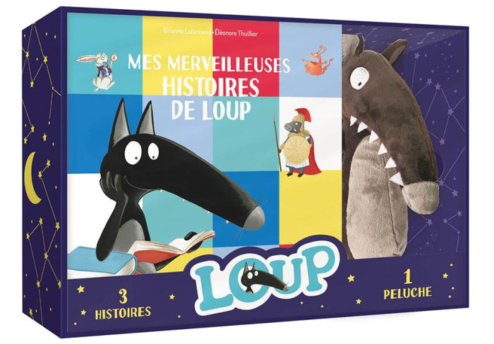 Mes merveilleuses histoires de Loup. Coffret avec 1 peluche