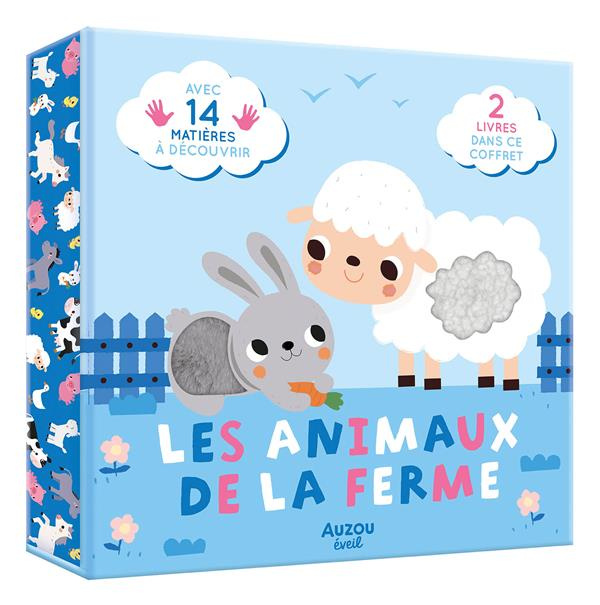 Les animaux de la ferme. Coffret en 2 volumes : Les animaux de la ferme ; Les animaux du pré. Avec 1