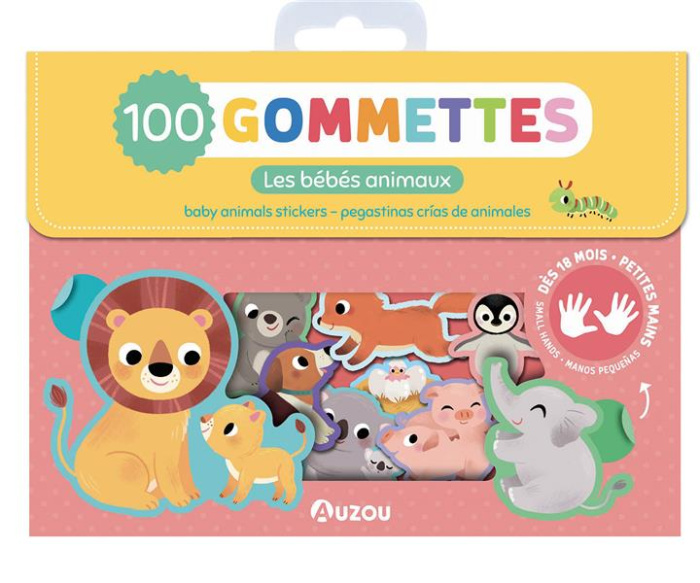 Les bébés animaux. 100 gommettes