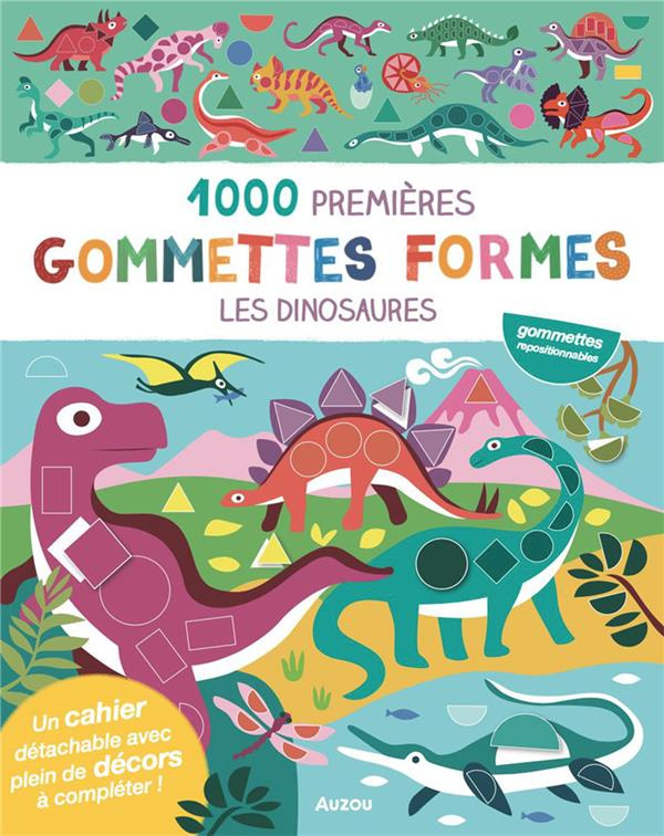1000 premières gommettes formes Les dinosaures
