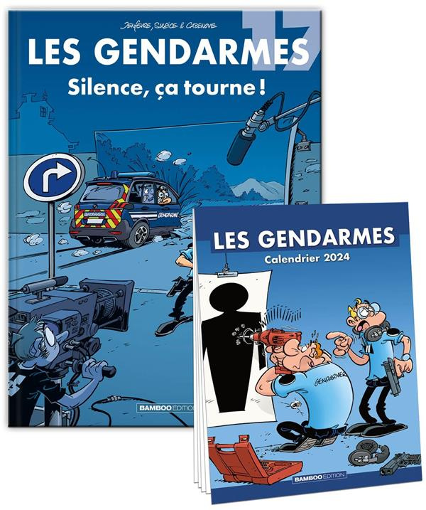 Les Gendarmes - tome 17   calendrier 2024 offert. Silence, ça tourne !