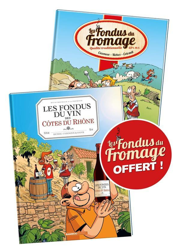 Les Fondus du vin des Côtes du Rhône. Pack en 2 volumes : Avec Les Fondus du Fromage offert