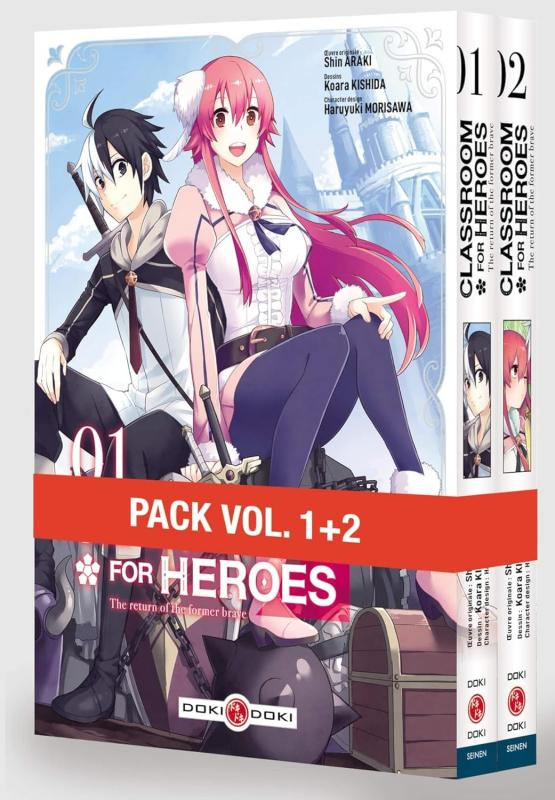 Classroom For Heroes - Pack 2 tomes pour le prix de 1 : Tomes 1 et 2