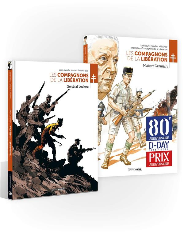 Les Compagnons de la Libération : Pack en 2 volumes : Général Leclerc ; Hubert Germain