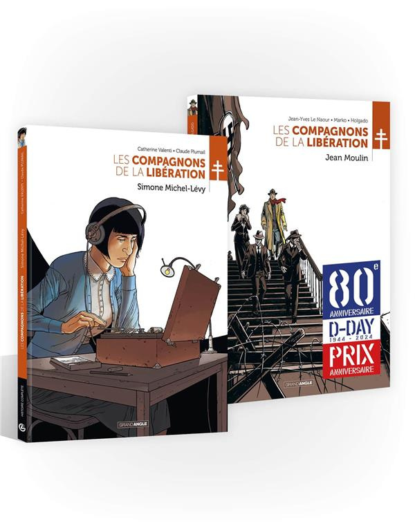 Les Compagnons de la Libération : Pack en 2 volumes : Jean Moulin ; Simone Michel-Lévy