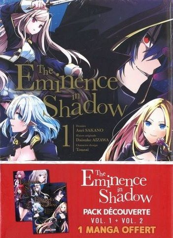The Eminence in Shadow : Pack en 2 volumes : Tomes 1 et 2