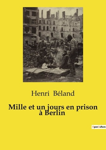 Mille et un jours en prison à Berlin. Chroniques d'un captivité à Berlin pendant la Grande Guerre