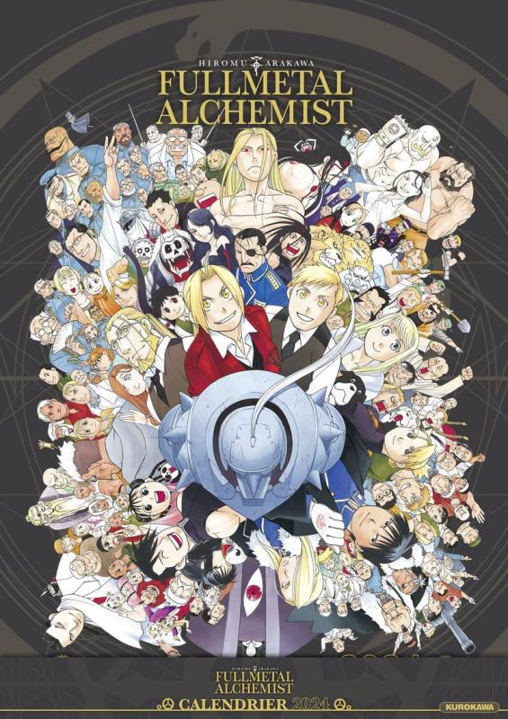 Calendrier FullMetal Alchemist : Calendrier 2024