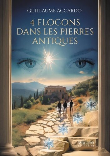 Quatre flocons dans les pierres antiques