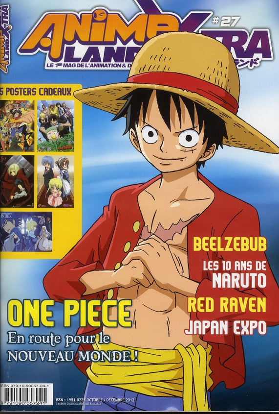 ANIMELAND XTRA 27 OCTOBRE DECEMBRE 2012
