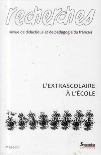Recherches N° 57/2012 : L'extrascolaire à l'école