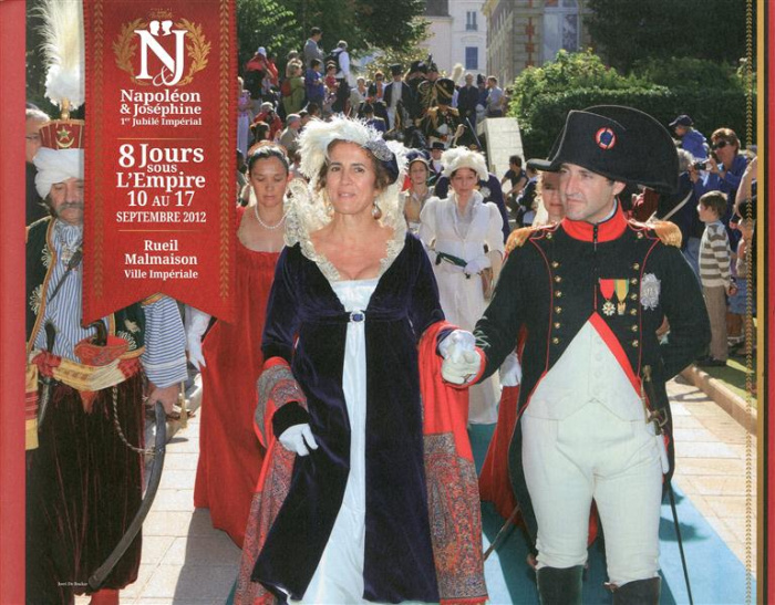 Napoléon & Joséphine, 1er jubilé impérial. 8 jours sous l'Empire, 10 au 17 septembre 2012, Rueil-Mal