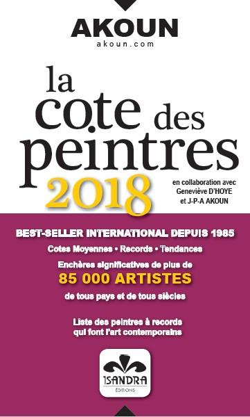 La cote des peintres. Edition 2018