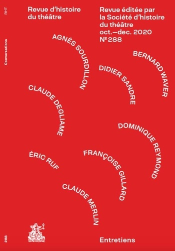 Paroles et écrits de l'acteur, entretiens 1/3. 1